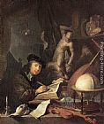 The Painter in his Studio by Gerrit Dou